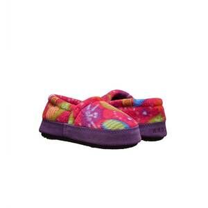 NEW ACORN kids moc slipper in fat cat pink